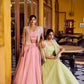 Elegant Linen Crush Lehenga Set with Embroidered Koti for Wedding and Festive Wear