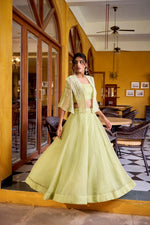 Elegant Linen Crush Lehenga Set with Embroidered Koti for Wedding and Festive Wear