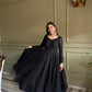 Elegant Lucknowi Embroidered Georgette Anarkali Suit for Festive and Party Wear