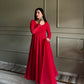Elegant Lucknowi Embroidered Georgette Anarkali Suit for Festive and Party Wear