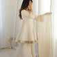 Elegant Mirror Work Organza Silk Sharara Set for Festive and Wedding Wear