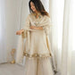 Elegant Mirror Work Organza Silk Sharara Set for Festive and Wedding Wear