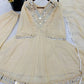 Elegant Mirror Work Organza Silk Sharara Set for Festive and Wedding Wear