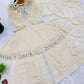 Elegant Mirror Work Organza Silk Sharara Set for Festive and Wedding Wear