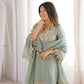 Elegant Mirror Work Organza Silk Sharara Set for Festive and Wedding Wear