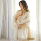 Elegant Mirror Work Organza Silk Sharara Set for Festive and Wedding Wear