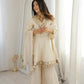 Elegant Mirror Work Organza Silk Sharara Set for Festive and Wedding Wear