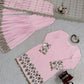 Elegant Mirror Work Sharara Suit Set