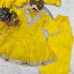 Elegant Mirror Work Silk Kurta Palazzo Set with Dupatta for Festive Wear