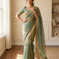 Elegant Moss Silk Saree for Festive and Wedding Wear