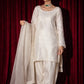 Elegant Natural Crepe Plazo Set for Festive and Formal Wear