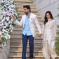 Elegant Natural Crepe Plazo Set for Festive and Formal Wear