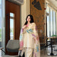 Elegant Natural Crepe Plazo Set for Festive and Formal Wear