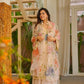 Elegant Organza Embroidered Palazzo Suit with Dupatta for Festive and Party Wear