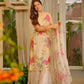Elegant Organza Embroidered Palazzo Suit with Dupatta for Festive and Party Wear
