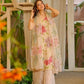 Elegant Organza Embroidered Palazzo Suit with Dupatta for Festive and Party Wear