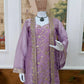 Elegant Organza Silk Embroidered Kurti Palazzo Set with Long Koti for Festive and Wedding Wear