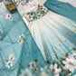 Elegant Organza Silk Floral Anarkali Suit Set
