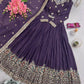 Elegant Pink Heavy Shimmer Silk Gown with Dupatta – Embroidery Sequins Work, 3.5 Meter Flair, Fully Stitched