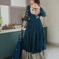 Elegant Pink Heavy Shimmer Silk Gown with Dupatta – Embroidery Sequins Work, 3.5 Meter Flair, Fully Stitched