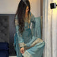 Elegant Pure Silk Palazzo Suit Set for Festive and Occasion Wear