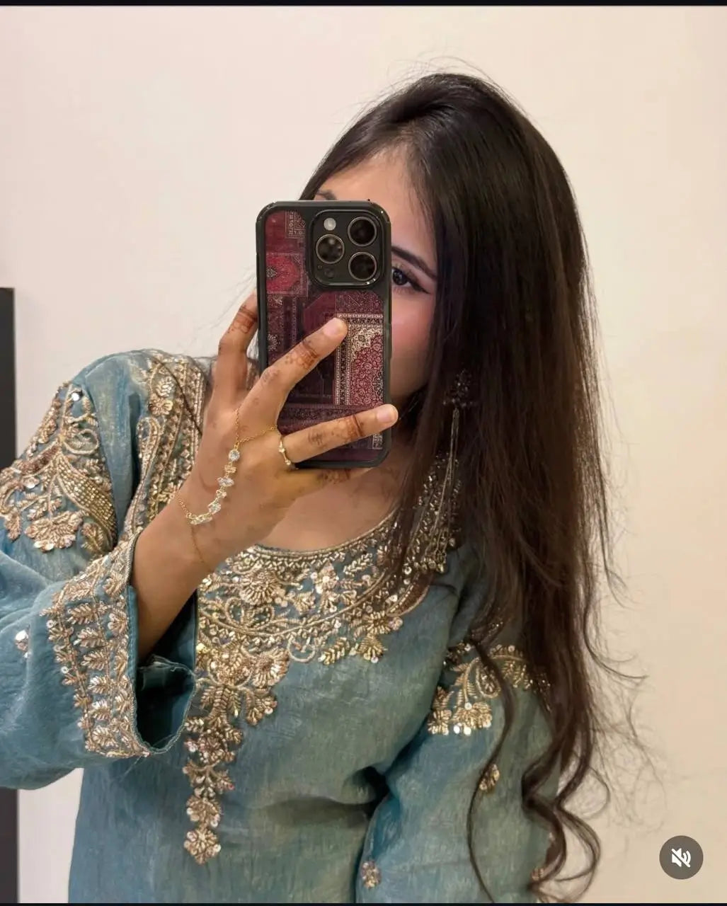 Elegant Pure Silk Palazzo Suit Set for Festive and Occasion Wear