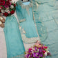 Elegant Pure Silk Palazzo Suit Set for Festive and Occasion Wear