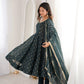 Elegant Rangoli Silk Anarkali Suit Set for Festive and Occasion Wear