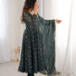 Elegant Rangoli Silk Anarkali Suit Set for Festive and Occasion Wear