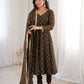 Elegant Rangoli Silk Anarkali Suit Set for Festive and Occasion Wear