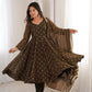 Elegant Rangoli Silk Anarkali Suit Set for Festive and Occasion Wear