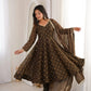 Elegant Rangoli Silk Anarkali Suit Set for Festive and Occasion Wear