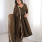 Elegant Rangoli Silk Anarkali Suit Set for Festive and Occasion Wear