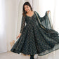 Elegant Rangoli Silk Anarkali Suit Set for Festive and Occasion Wear