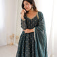 Elegant Rangoli Silk Anarkali Suit Set for Festive and Occasion Wear