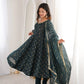 Elegant Rangoli Silk Anarkali Suit Set for Festive and Occasion Wear