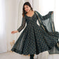 Elegant Rangoli Silk Anarkali Suit Set for Festive and Occasion Wear