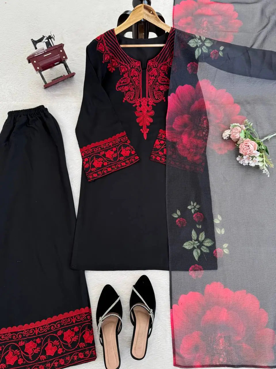 Elegant Rayon Cotton Suit Set for Festive and Everyday Wear