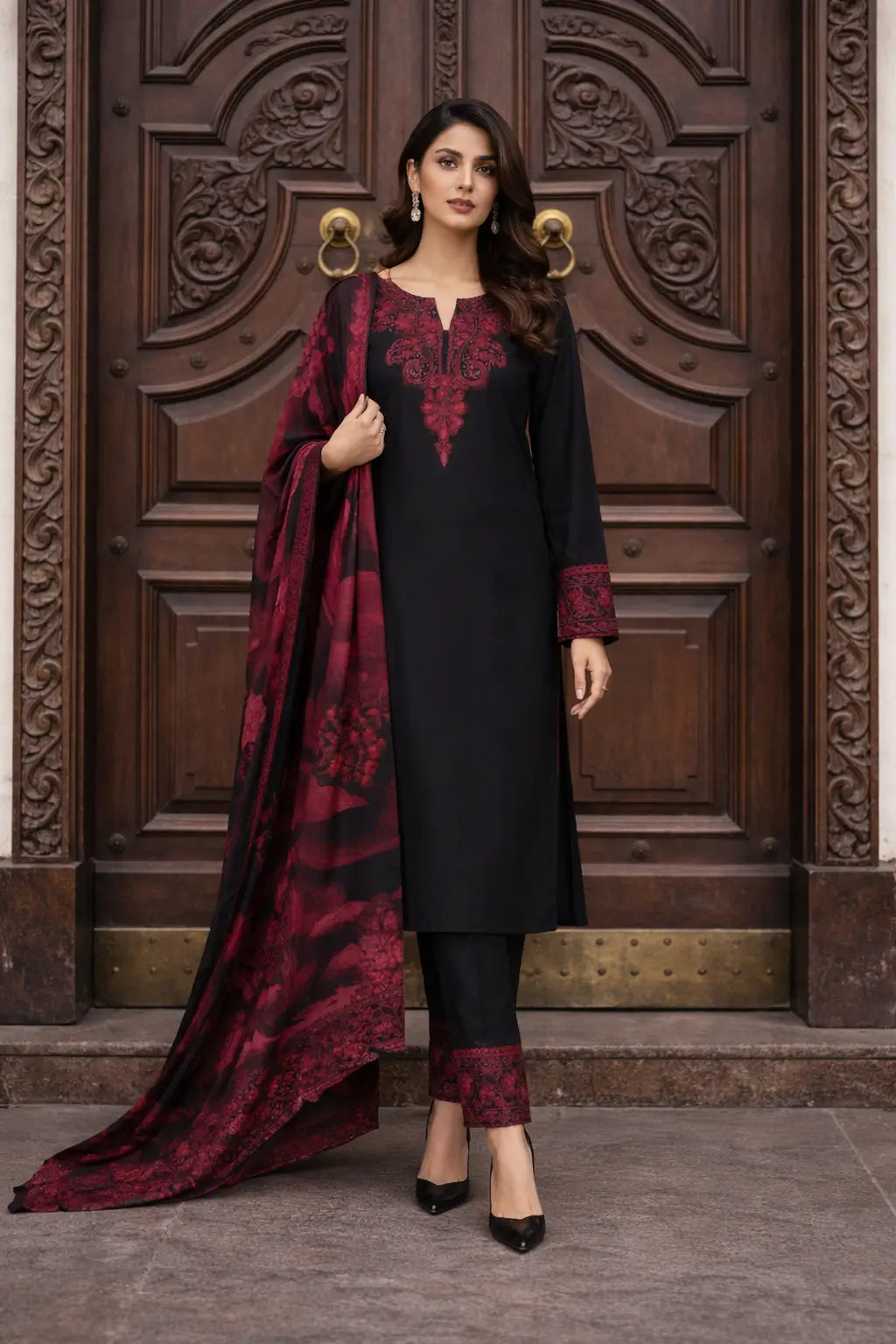 Elegant Rayon Cotton Suit Set for Festive and Everyday Wear