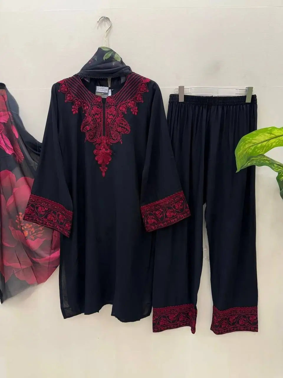 Elegant Rayon Cotton Suit Set for Festive and Everyday Wear