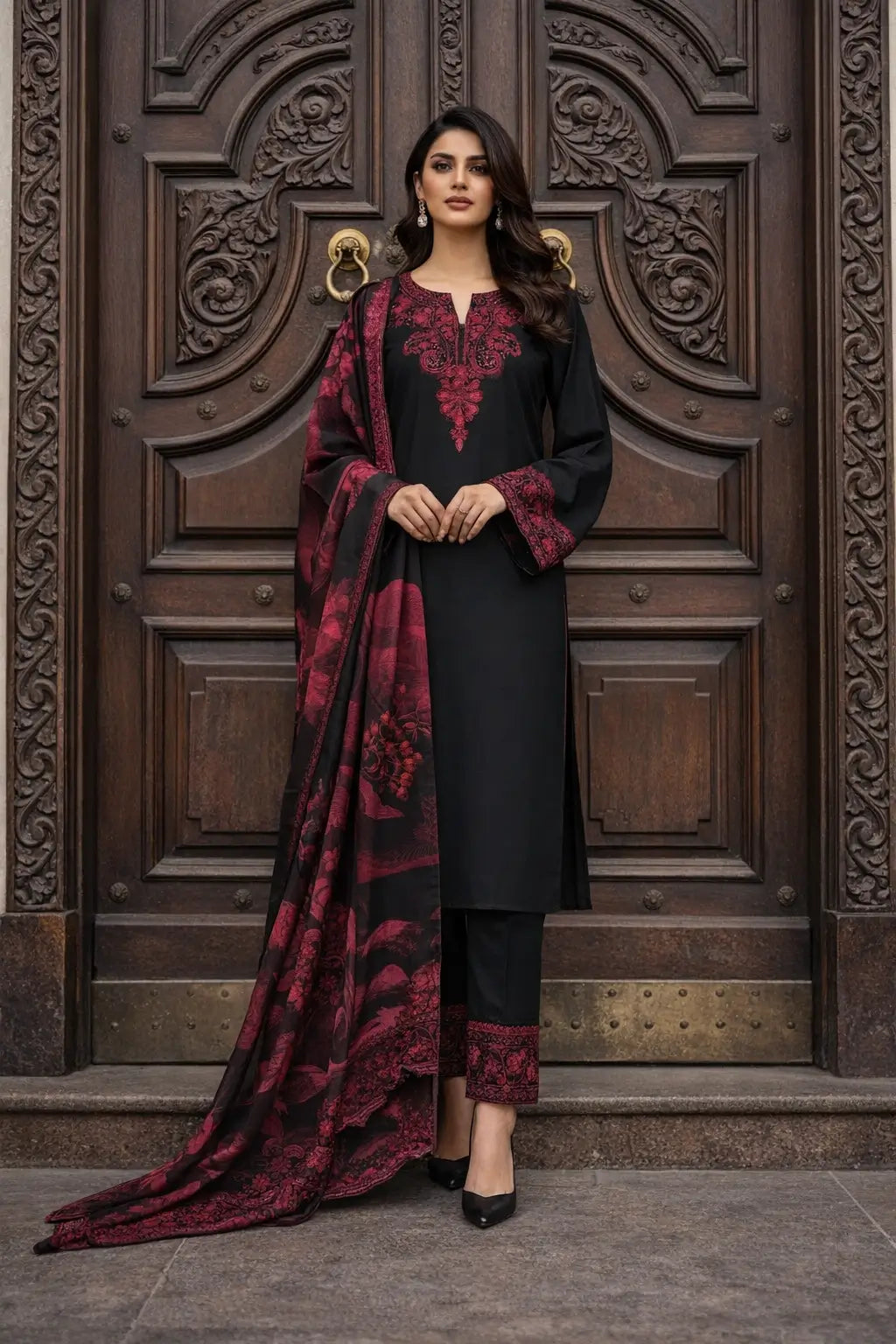 Elegant Rayon Cotton Suit Set for Festive and Everyday Wear