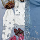 Elegant Roman Glass Embroidered Plazzo Suit Set for Festive and Occasion Wear