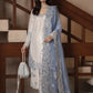 Elegant Roman Glass Embroidered Plazzo Suit Set for Festive and Occasion Wear
