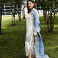Elegant Roman Glass Embroidered Plazzo Suit Set for Festive and Occasion Wear