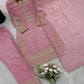 Elegant Roman Silk Embroidered Festive Kurta Set for Celebrations