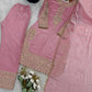 Elegant Roman Silk Embroidered Festive Kurta Set for Celebrations
