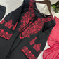 Elegant Roman Silk Embroidered Straight Suit Set for Festive Wear