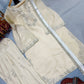 Elegant Roman Silk Farshi Palazzo Suit Set for Festive and Party Wear