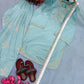 Elegant Roman Silk Farshi Palazzo Suit Set for Festive and Party Wear