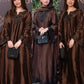 Elegant Satin Kaftan Palazzo Set for Festive and Family Occasions